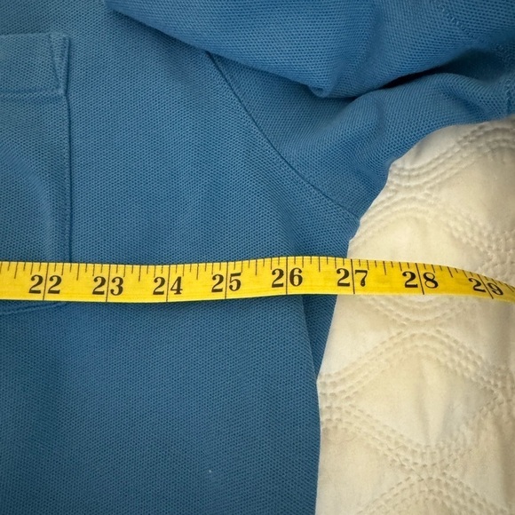 L.L. Bean Polo Shirt Men's 2XLarge Tall Blue Wrinkle Resistant Outdoor Casual - Picture 4 of 8